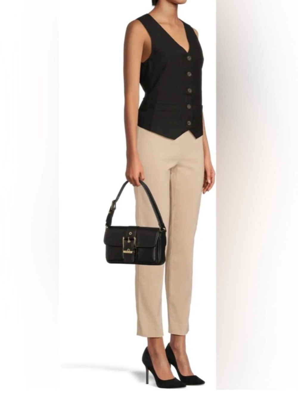 Michael Michael Kors Colby Medium Leather Shoulder Bag - Picture 3 of 14